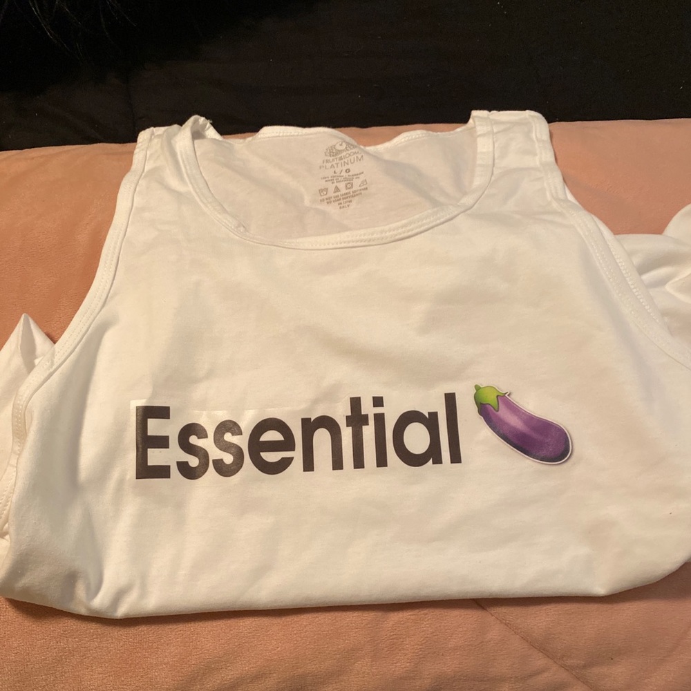 White Mens Tank